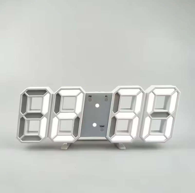 3D LED Digital Alarm Clock