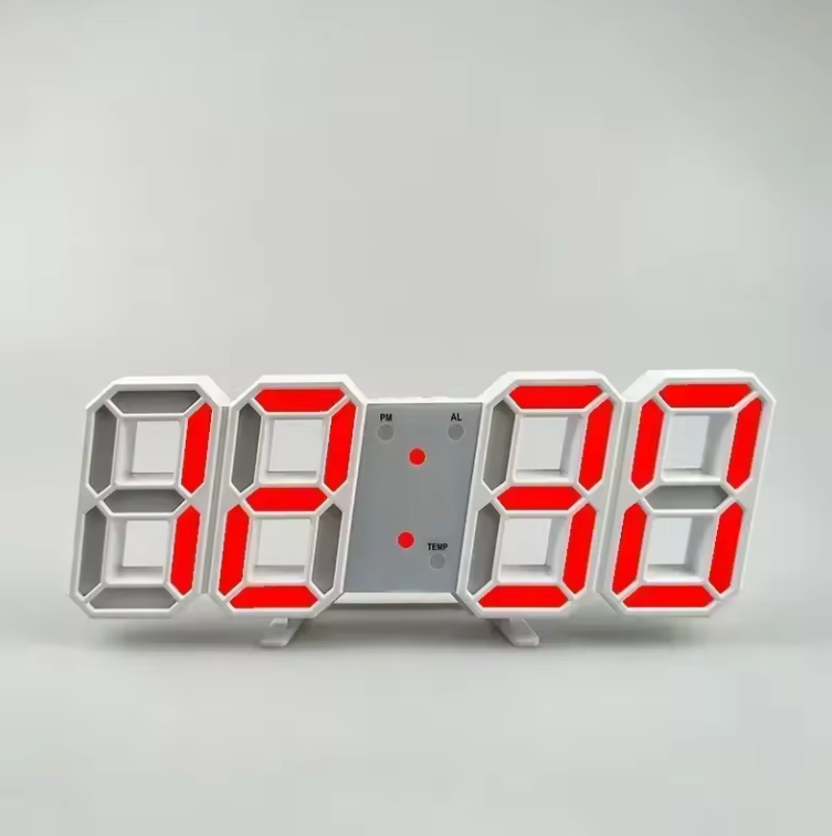 3D LED Digital Alarm Clock