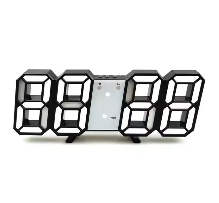 3D LED Digital Alarm Clock