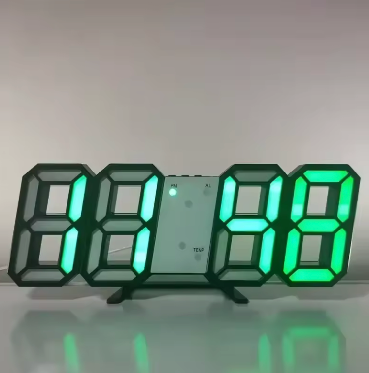 3D LED Digital Alarm Clock