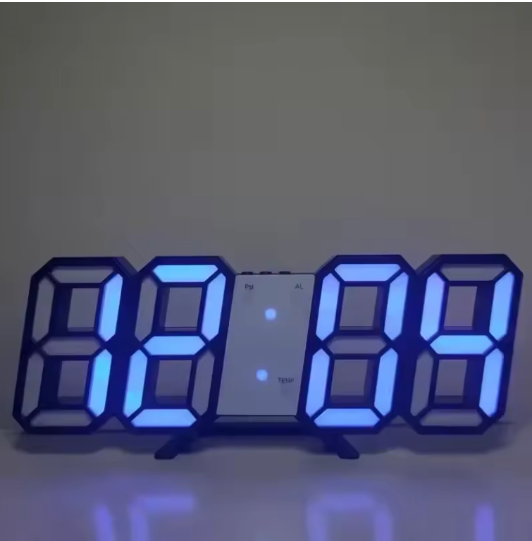 3D LED Digital Alarm Clock